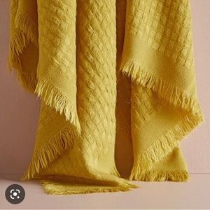 West Elm Waffle Weave Throw Blanket